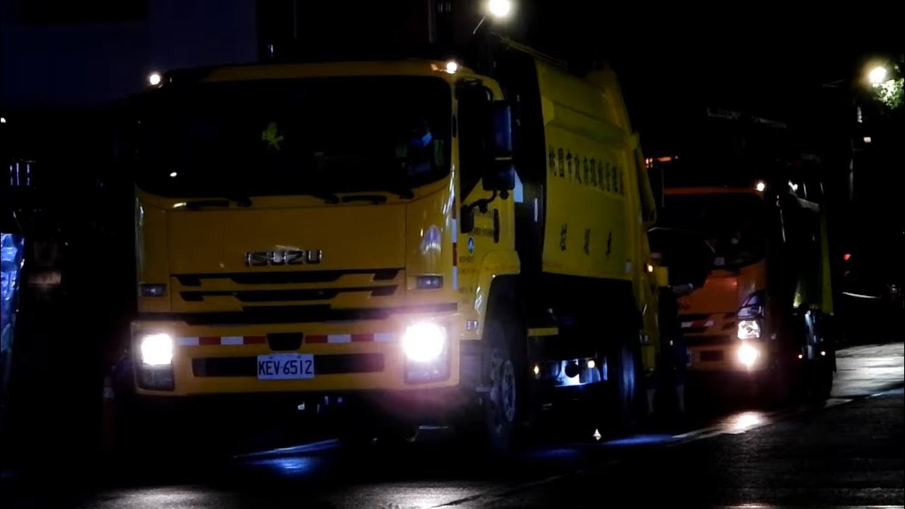 桃園市龜山區垃圾車KEV-6512、資源回收車KEP-5270收運紀錄