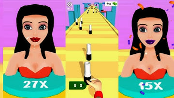 Lipstick Multi Shade Runner Android Gameplay - Mobile Games
