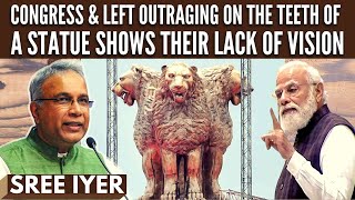 National Emblem Row Congress & Left Outraging On The Teeth Of A Statue Shows Their Lack Of Vision