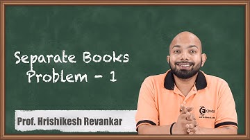Separate Books Problem No. 1 - Joint Venture - CA CPT Accounts