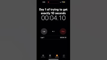 Trying to get exactly 10 seconds on the clock  #trend ￼