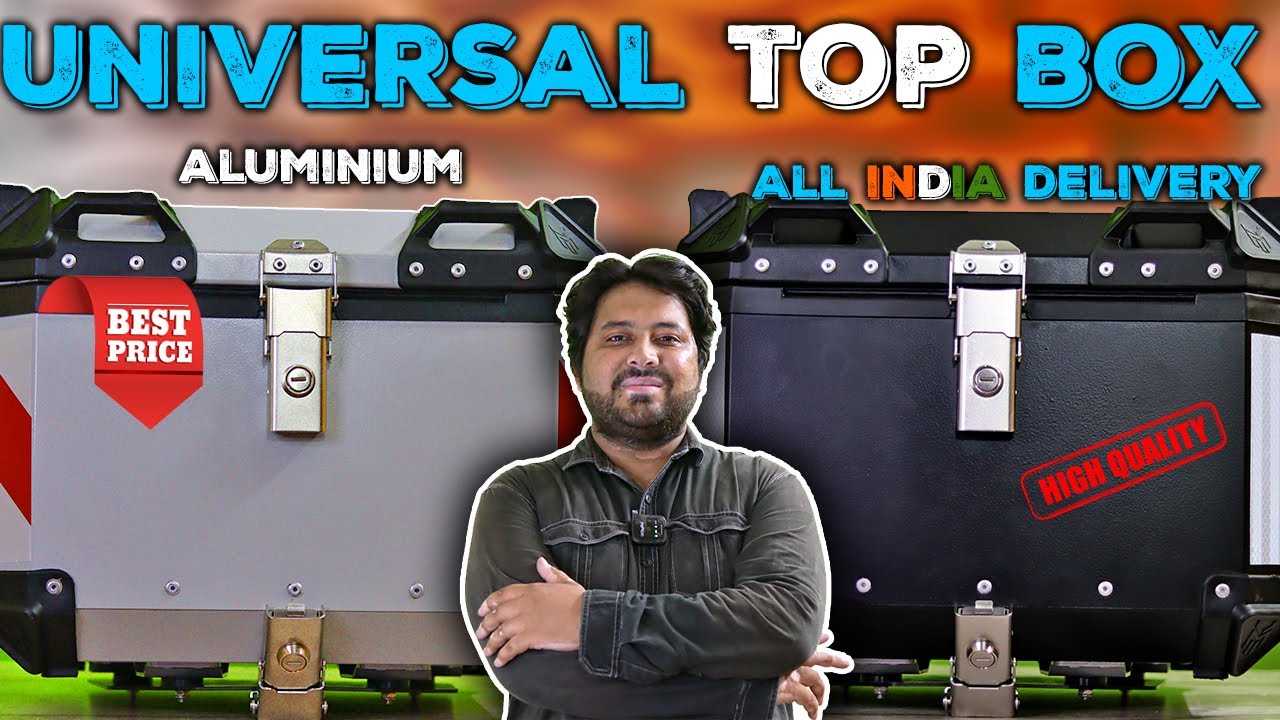 ALUMINIUM TOP BOX FOR BIKES TOP BOX FOR BIKE TOP BOX FOR LADAKH