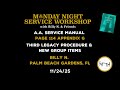 34. Billy N. - Service Manual PG. 114 Ap. G: Third Legacy Procedure & New Group Items 11/24/25