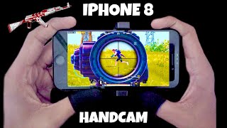 IPHONE 8 😍 Pubg Mobile Handcam Test 🔥4-Finger Iphone 8 Gameplay In 2023