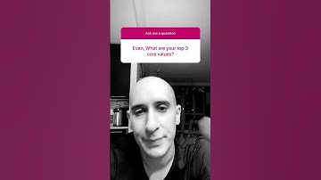 What Are Your Top Three CORE VALUES? #Shorts