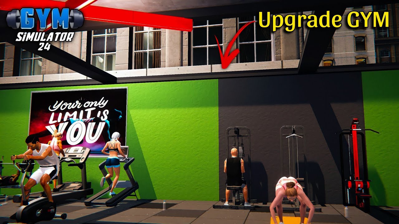 I Upgrade My Gym Equipments 🏋️‍♂️ | GYM Simulator 24 Mobile Gameplay 📲 | #02