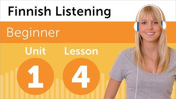 Finnish Listening Practice - Listening to a Finnish Forecast