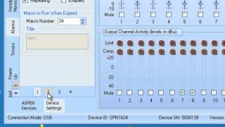 Aspen Tutorial #13: Using Alarms and Timers for Lectrosonics Audio Processing