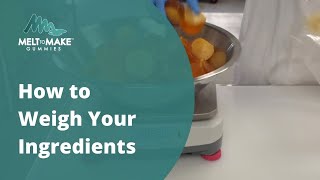 How To Weigh Your Ingredients
