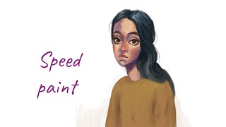 speed paint 05 _ بورترية رسم مسرع