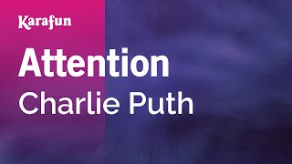 Attention - Charlie Puth | Karaoke Version | KaraFun