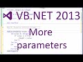 VB.NET 2013: Parameters - ByRef vs ByVal, Optional and Arrays
