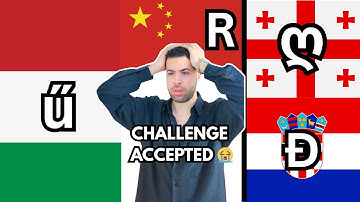 I Tried to Say the Hungarian ű, Croatian Đ, Georgian ღ, and Chinese R😭