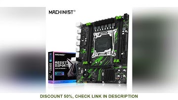 MACHINIST X99 PR9 X99 Motherboard Support LGA 2011-3 Intel Xeon E5 V3&V4 CPU DDR4 RAM SATA/NVME M.2