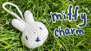 БРЕЛОК ЗАЙЧИК крючком 🐰✨ / crochet miffy charm ☆