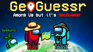 I made GeoGuessr in Among Us to challenge my friends...