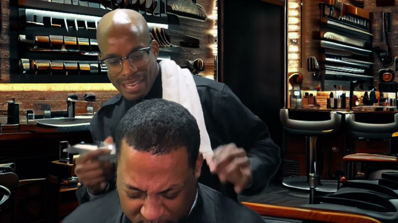 ASMR Barber Haircut Roleplay Collab with @PepperedASMR