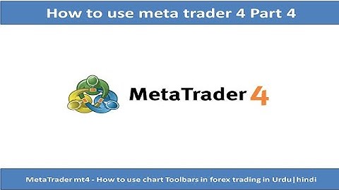 MetaTrader mt4 - How to use chart Toolbars in forex trading in Urdu|hindi  Part 4