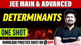 DETERMINANTS in 1 Shot - All Concepts, Tricks & PYQs Covered | JEE Main & Advanced