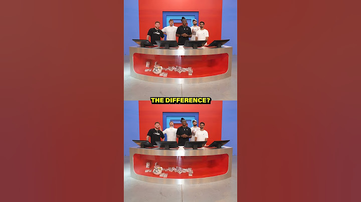 CAN YOU SPOT THE DIFFERENCE?