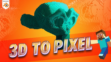 Blender Tutorial - Pixel Art in 1 Minute