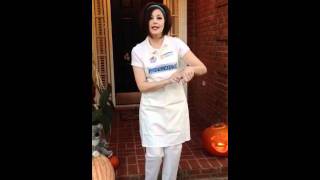 My Mom as Flo from Progressive for Halloween