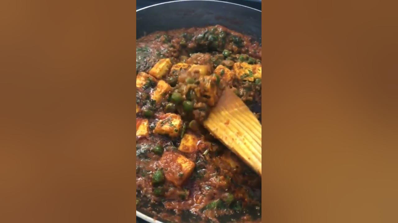 homemade-matar-paneer-recipe-link-in-description-viralshort