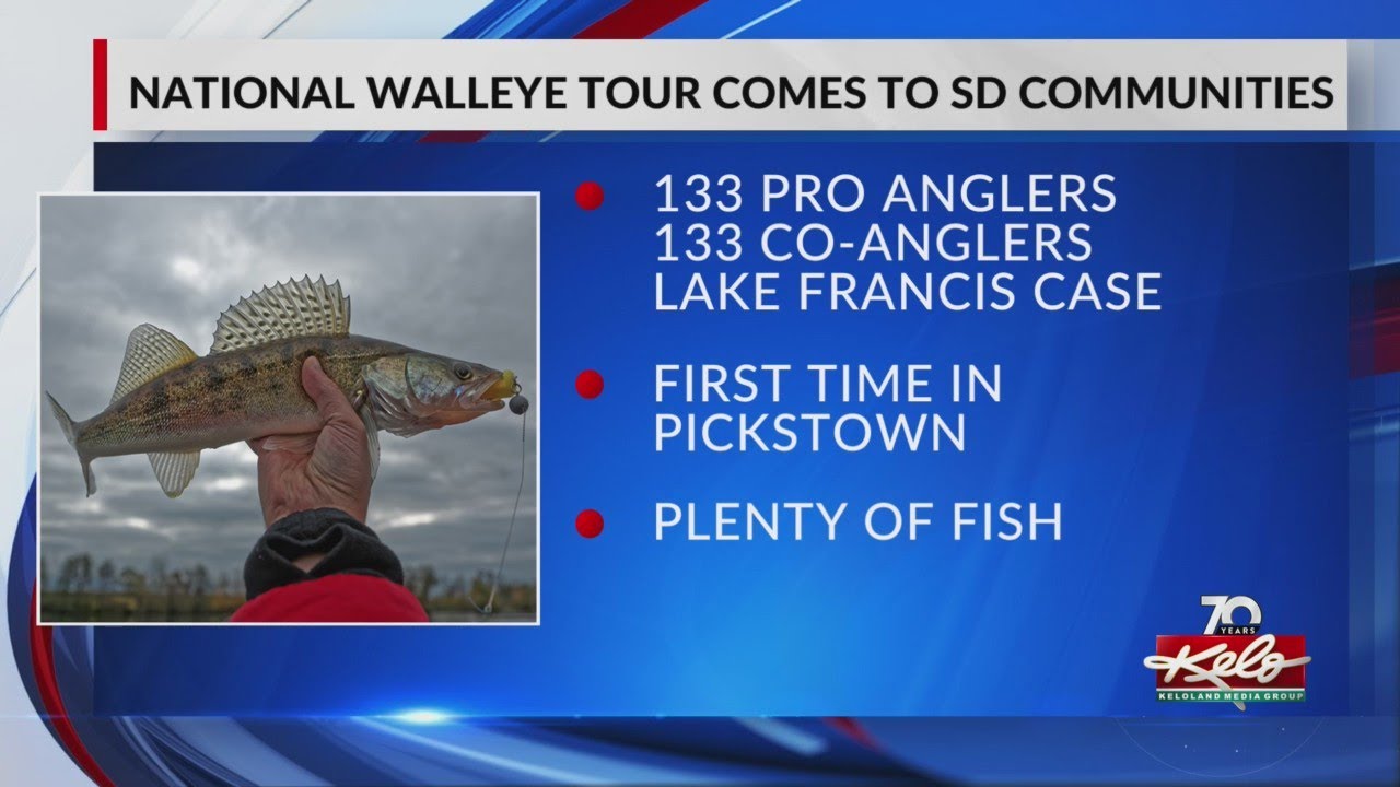 Pickstown, Lake Andes and Wagner National Walleye Tour YouTube