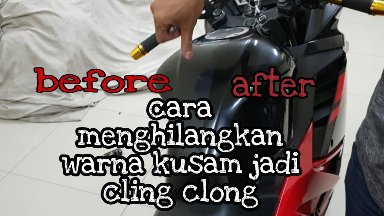 Begini cara menghilangkan warna  kusam  cat  motor  YouTube