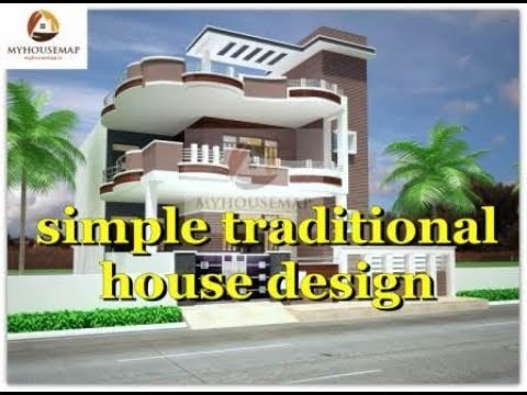 simple-traditional-house-design-|-floor-plan-|-elevation-|-indian-home-design