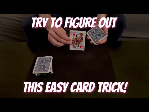 Youll Never Guess How This SIMPLE Card Trick Works!! 