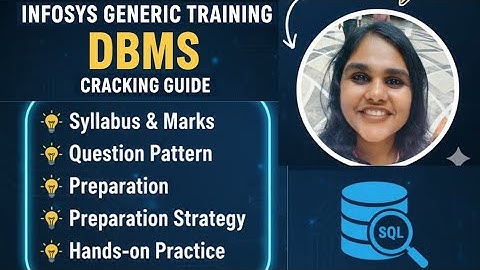 🎯💯Infosys DBMS generic Score Full Marks #infosysmysorecampus #dbms #strategy 