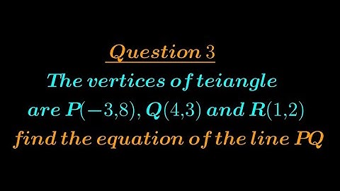 NECO 2024 Wiskunde-examen | Theorievraag 3 | Vergelijking van een lijn | Binnenhoeken van een zes...