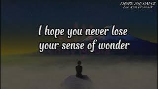 I Hope You Dance (Lyrics) - Lee Ann Womack