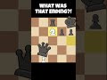 💀What Was That Ending?!♟️ #shorts #chess