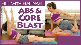 Sculpted Core & Flat Abs Workout! HIIT, Mobility & Stretches, 30 Minute No Equipment At Home