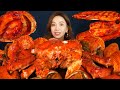 [Mukbang ASMR] 해물가득! 산낙지 킹크랩🦀 해물찜🔥Braised King Crab & Seafood Ablone Sacllops Eatingsound Ssoyoung