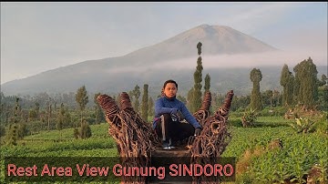 Kampung Atas Awan Rest Area View Gunung Sindoro Jalur Tambi