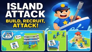 Island Attack 🏝️⚔️ | Build Base & Clear Enemies Gameplay (Android) screenshot 2