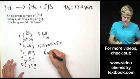 Nuclear Half Life: Calculations