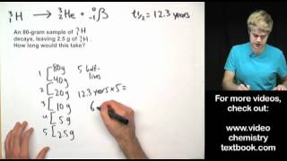 Nuclear Half Life: Calculations