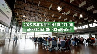 2025 Partners in Education Appreciation Breakfast