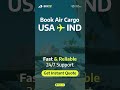 Air Cargo Shipping USA to India | Book with Sky2C