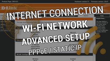 D-Link Router Internet and wireless network setup (first use setup)