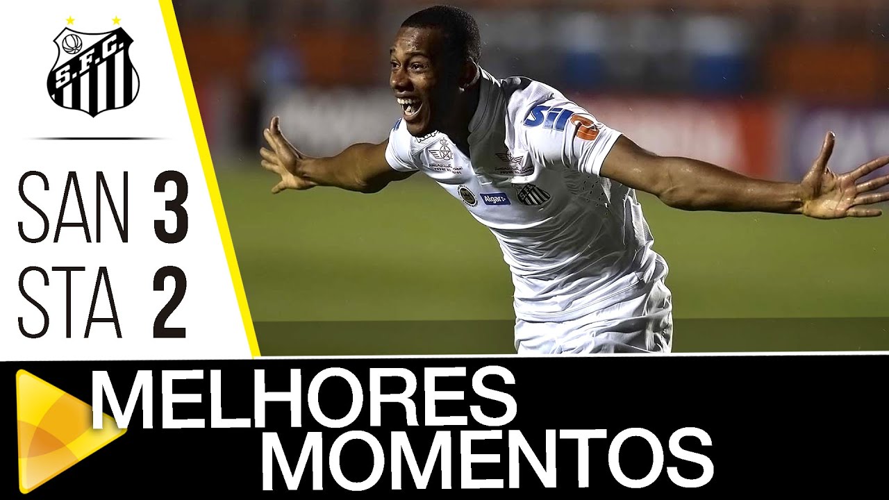 Flamengo 3 x 2 Santos  Campeonato Brasileiro: melhores momentos