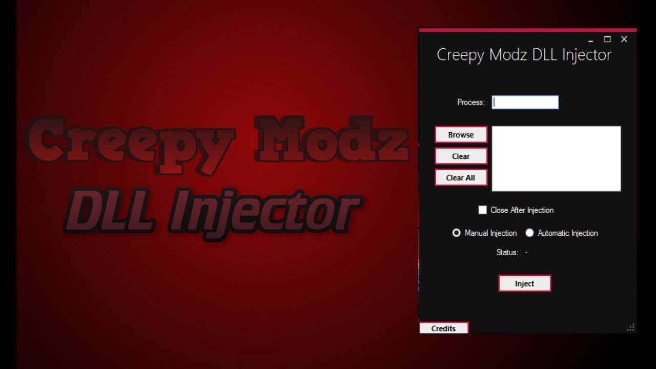 Creepy Modz Dll Injector Works For All Games Easy To Use