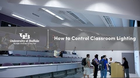 How to Control Classroom Lighting