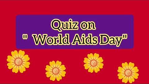 Quiz on World Aids Day|Gk MCQ|Gk question answer|Interesting Gk Quiz|Amazing Gk Quiz 