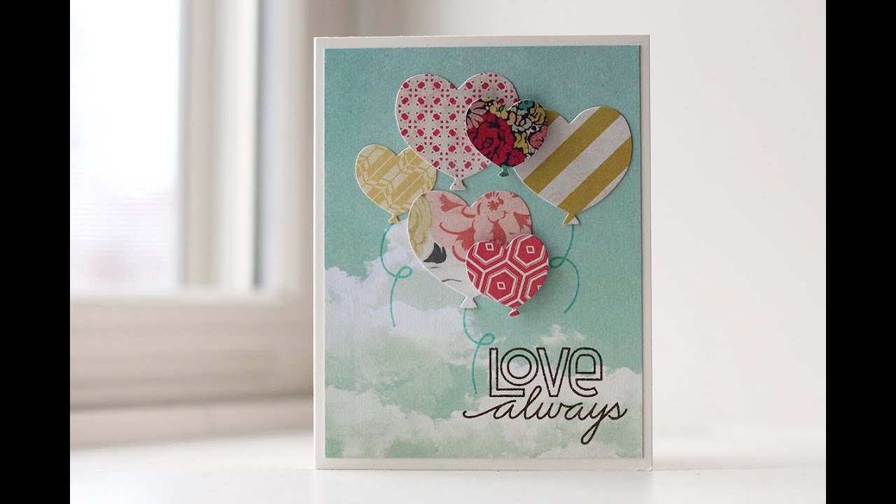 Heart Balloon Valentine | Paper Smooches | Kalyn Kepner