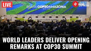 LIVE: World Leaders Deliver Opening Remarks at COP30 Summit in Brazil